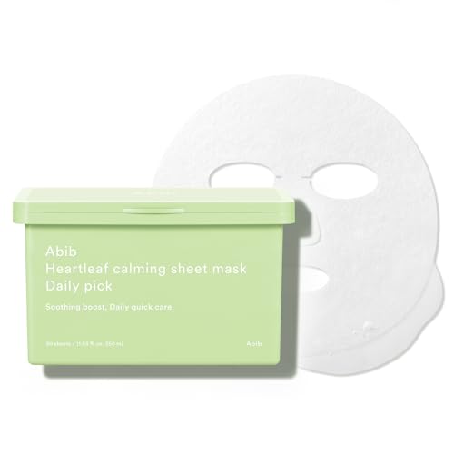 Abib Heartleaf calming sheet mask 
Daily pick