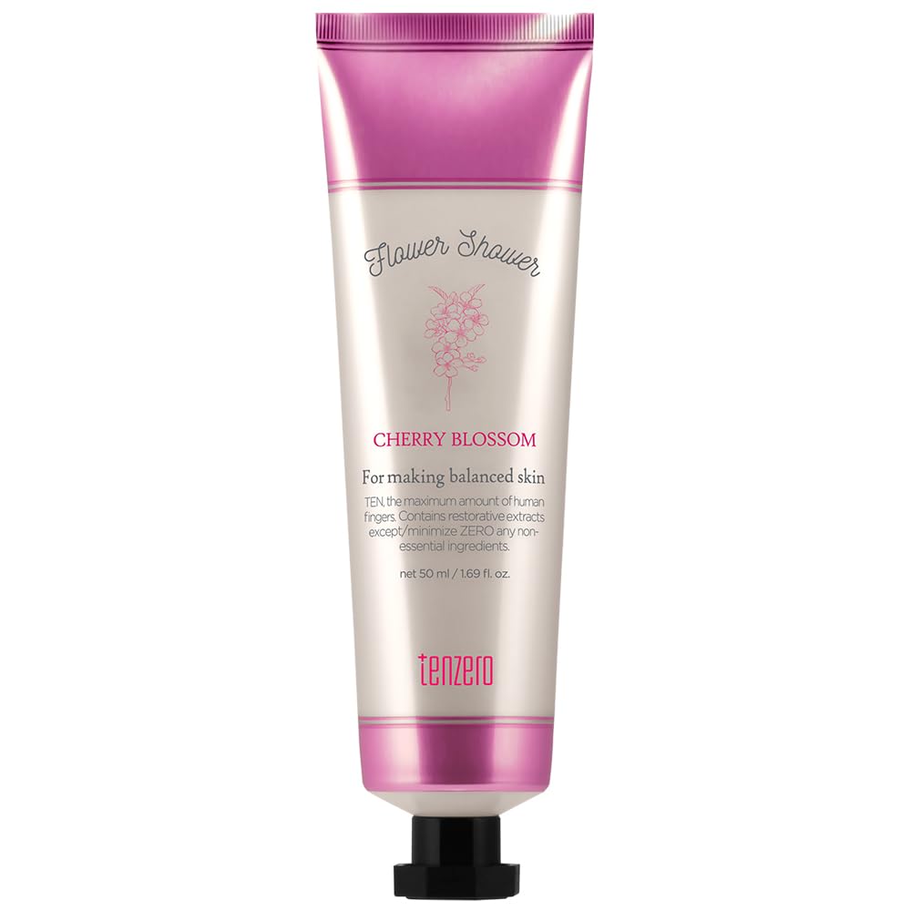TENZERO FLOWER SHOWER HAND & NAIL CREAM CHERRY BLOSSOM