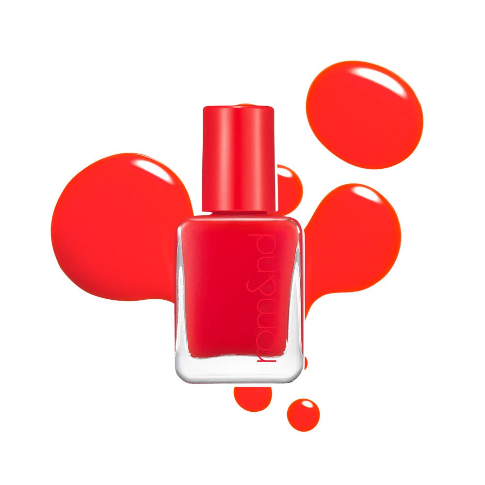 rom&nd MOOD PEBBLE NAIL 14 ZESTY RED