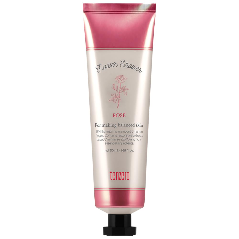 TENZERO FLOWER SHOWER HAND & NAIL CREAM ROSE