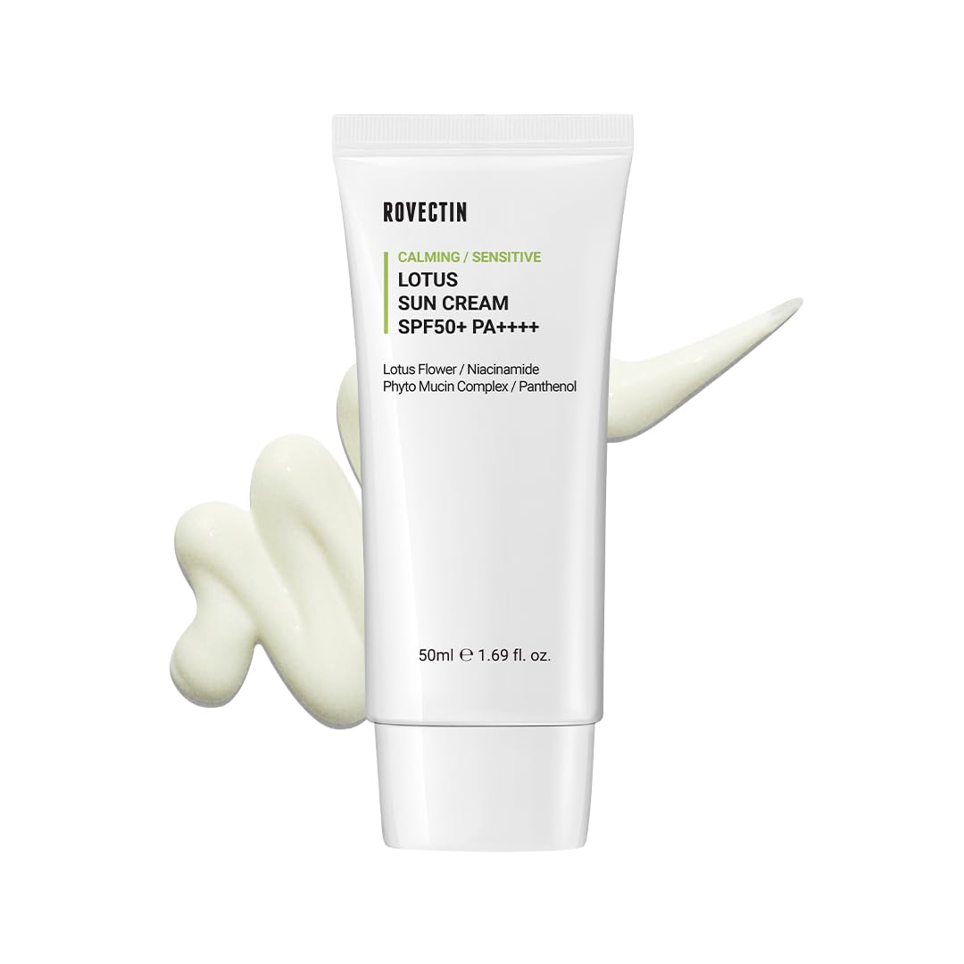 Rovectin Calming Lotus Sun Cream SPF50+ PA++++ 50ml