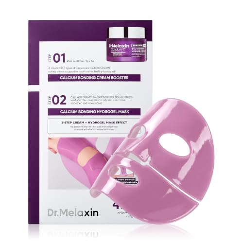Dr.Melaxin CALCIUM BONDING CREAM HYDROGEL MASK 2g+34g*4ea