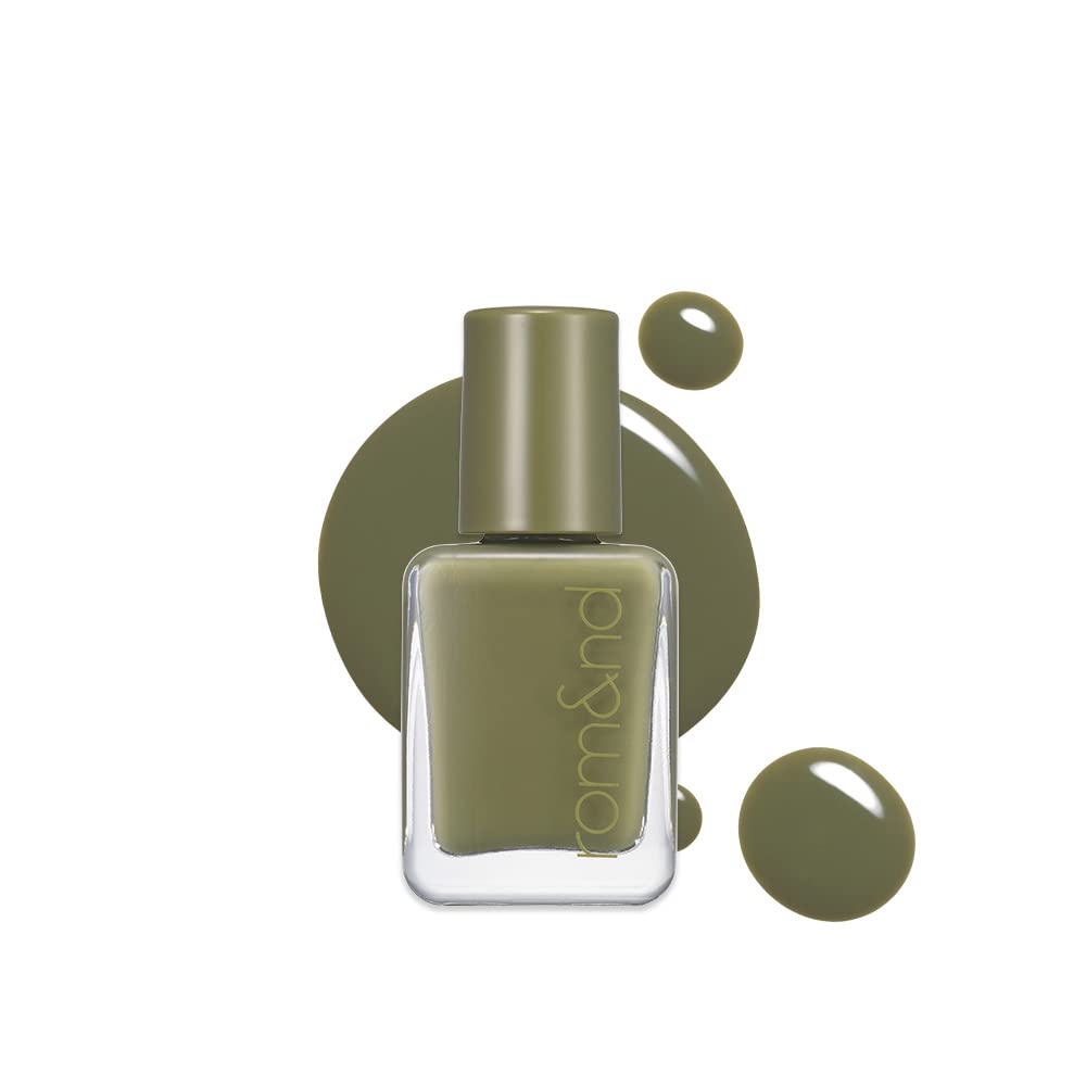 rom&nd MOOD PEBBLE NAIL 04 MUD GREEN