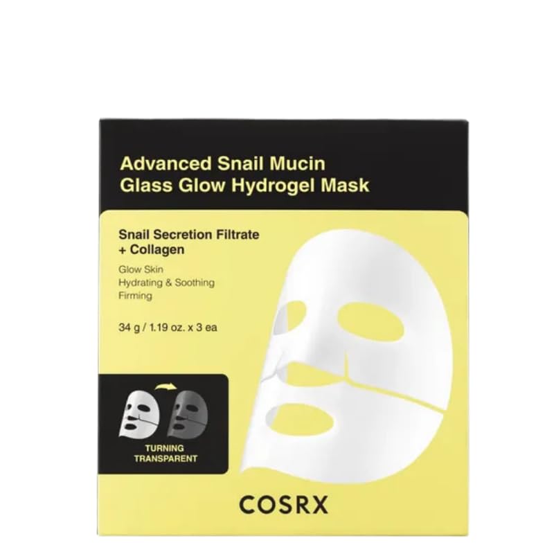 Advanced Snail Mucin Glass Glow Hydrogel Mask_1ea
