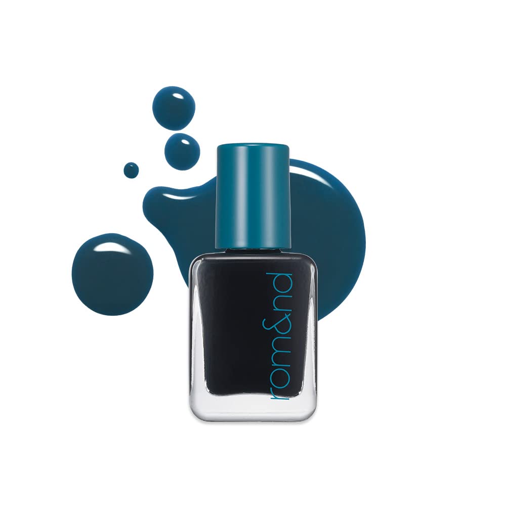 rom&nd MOOD PEBBLE NAIL 05 DEEP AQUA