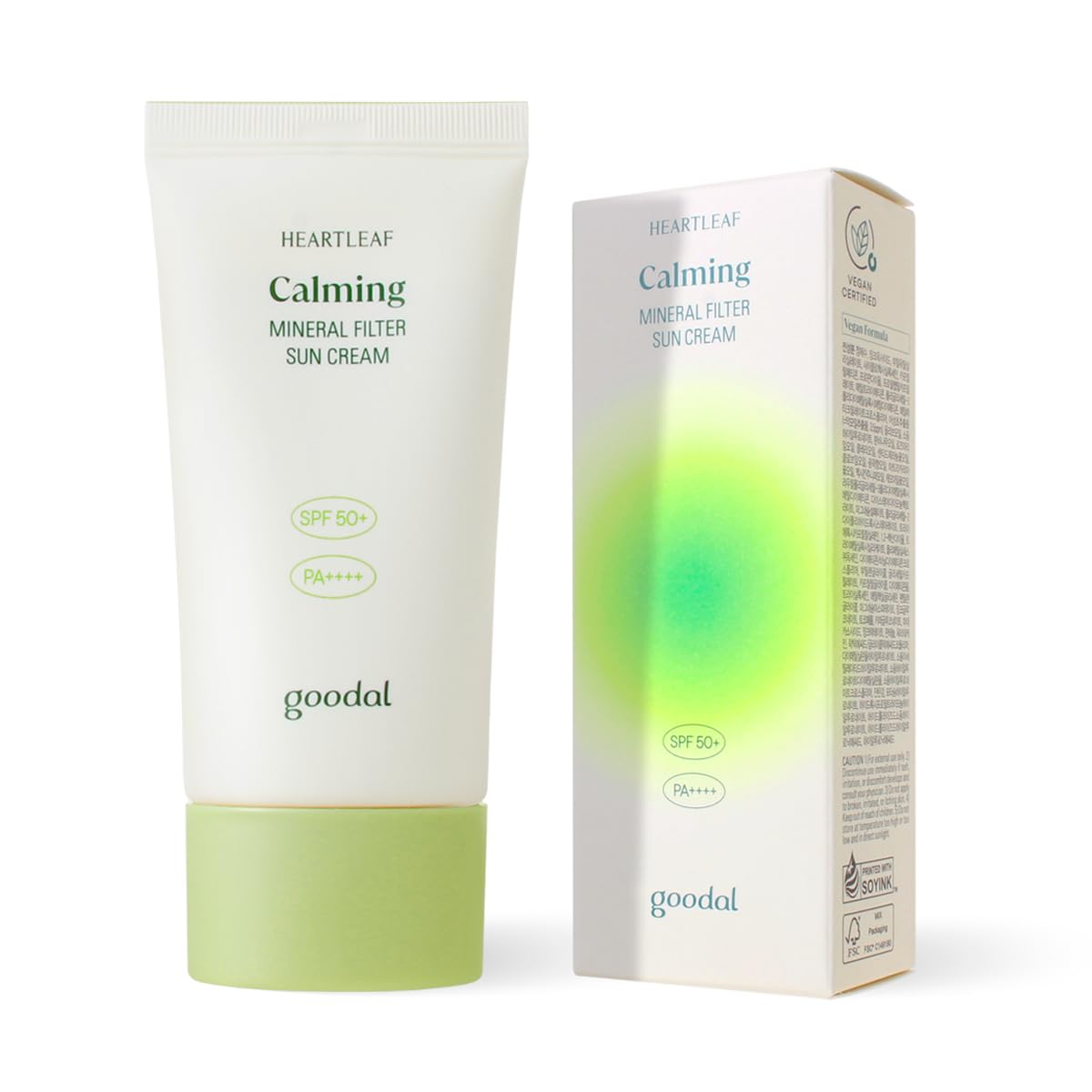 GOODAL HOUTTUYNIA CORDATA CALMING MINERAL FILTER SUN CREAM SPF 50+ PA++++