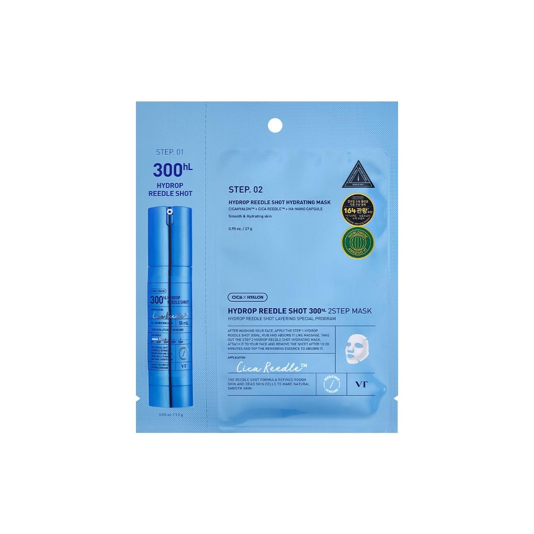 VT HYDROP REEDLE SHOT 300hL 2 STEP MASK