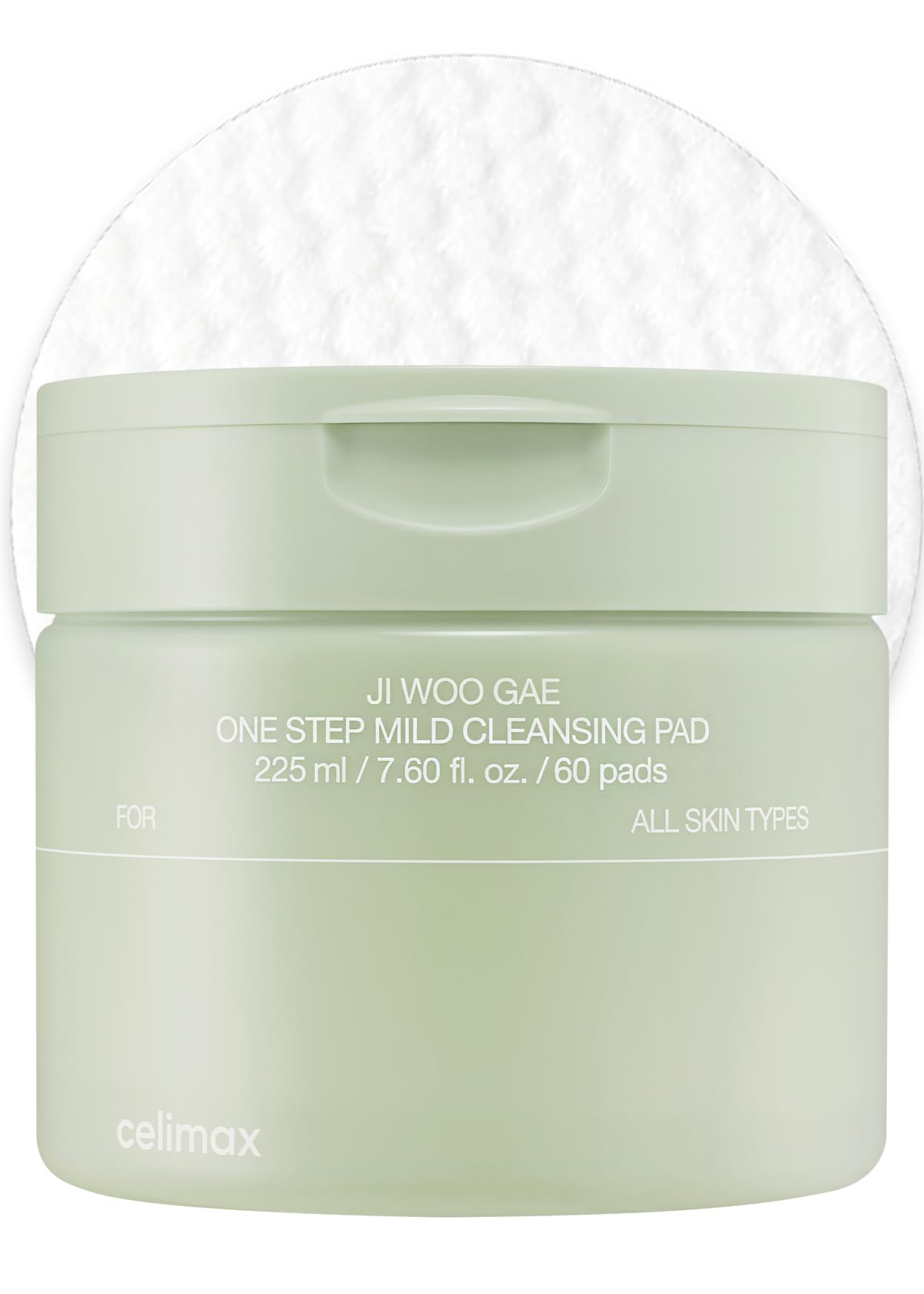 CELIMAX JI WOO GAE ONE STEP MILD CLEANSING PAD 60PADS