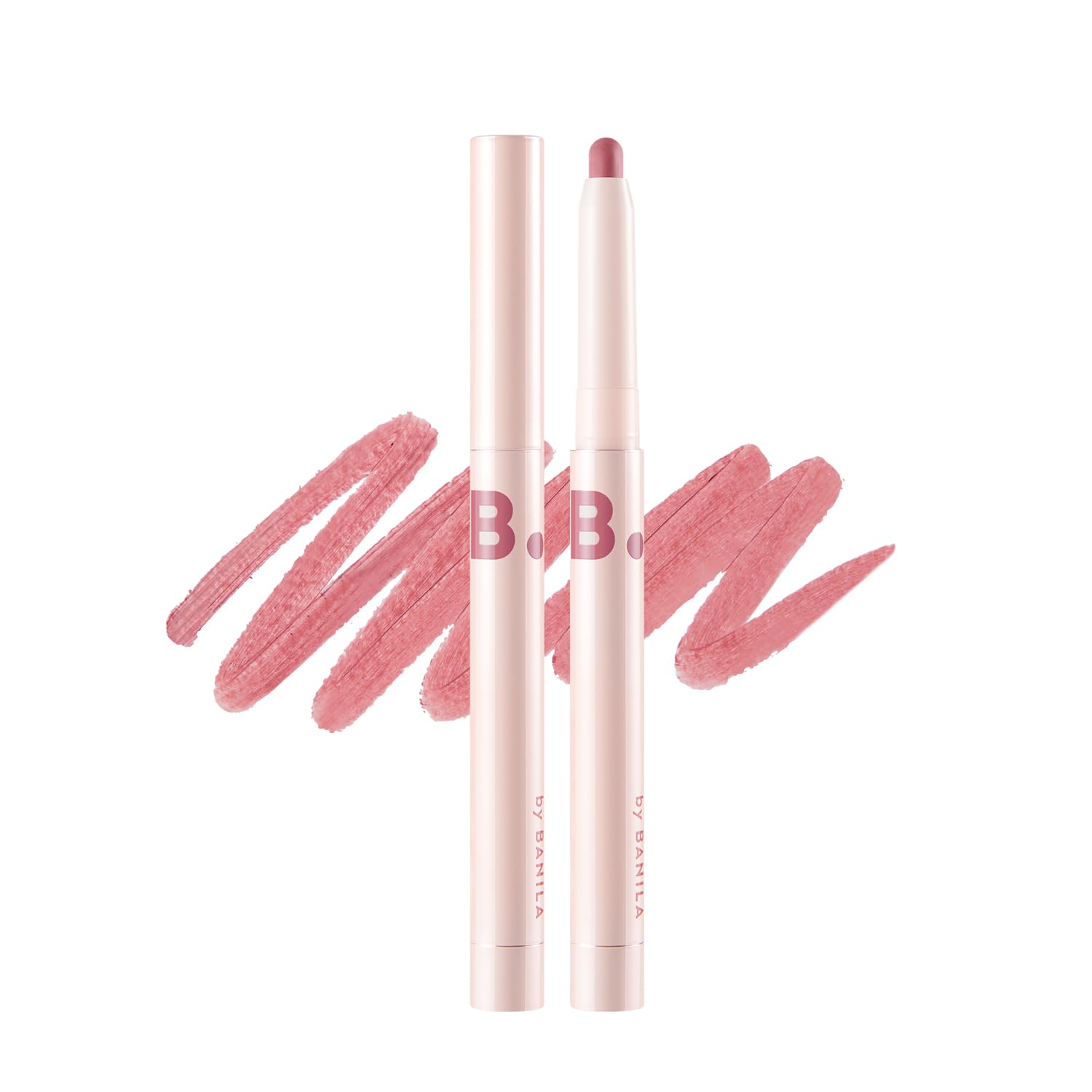 B. by BANILA Smudging Lip Pencil-PK02 Pink Chou-0.8G