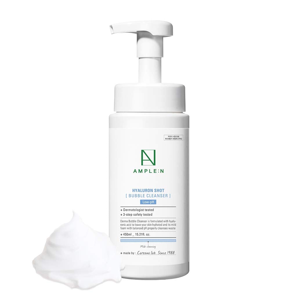 AMPLE:N HYALRUON SHOT BUBBLE CLEANSER 450ml