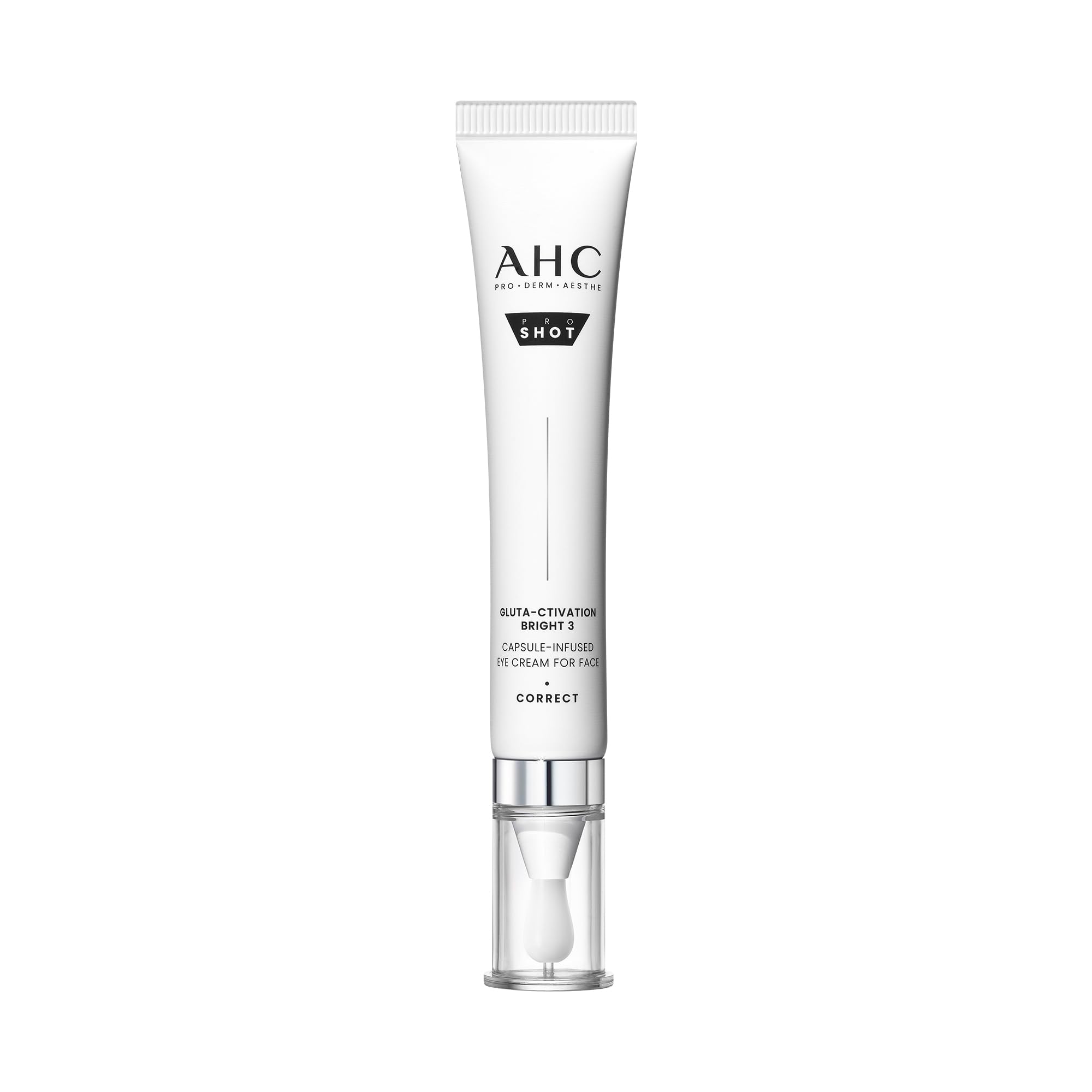 AHC PRO SHOT GLUTA CTIVATION BRIGHT 3 Capsule Infused Eye Cream For Face 30ml