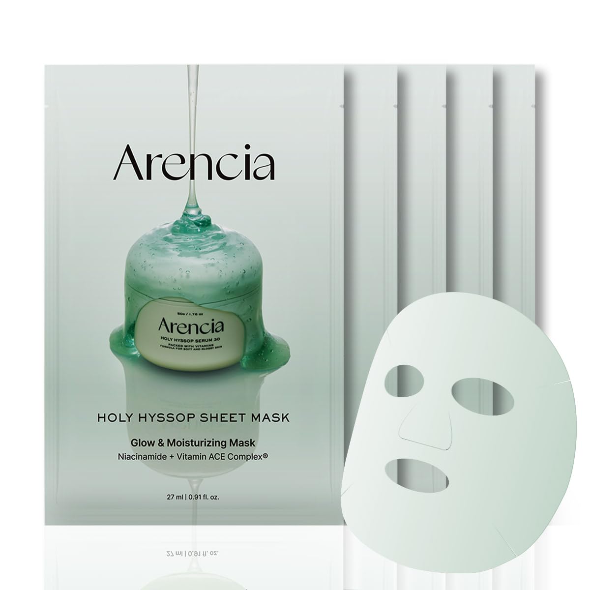 Arencia Holy Hyssop Sheet Mask (5ea)