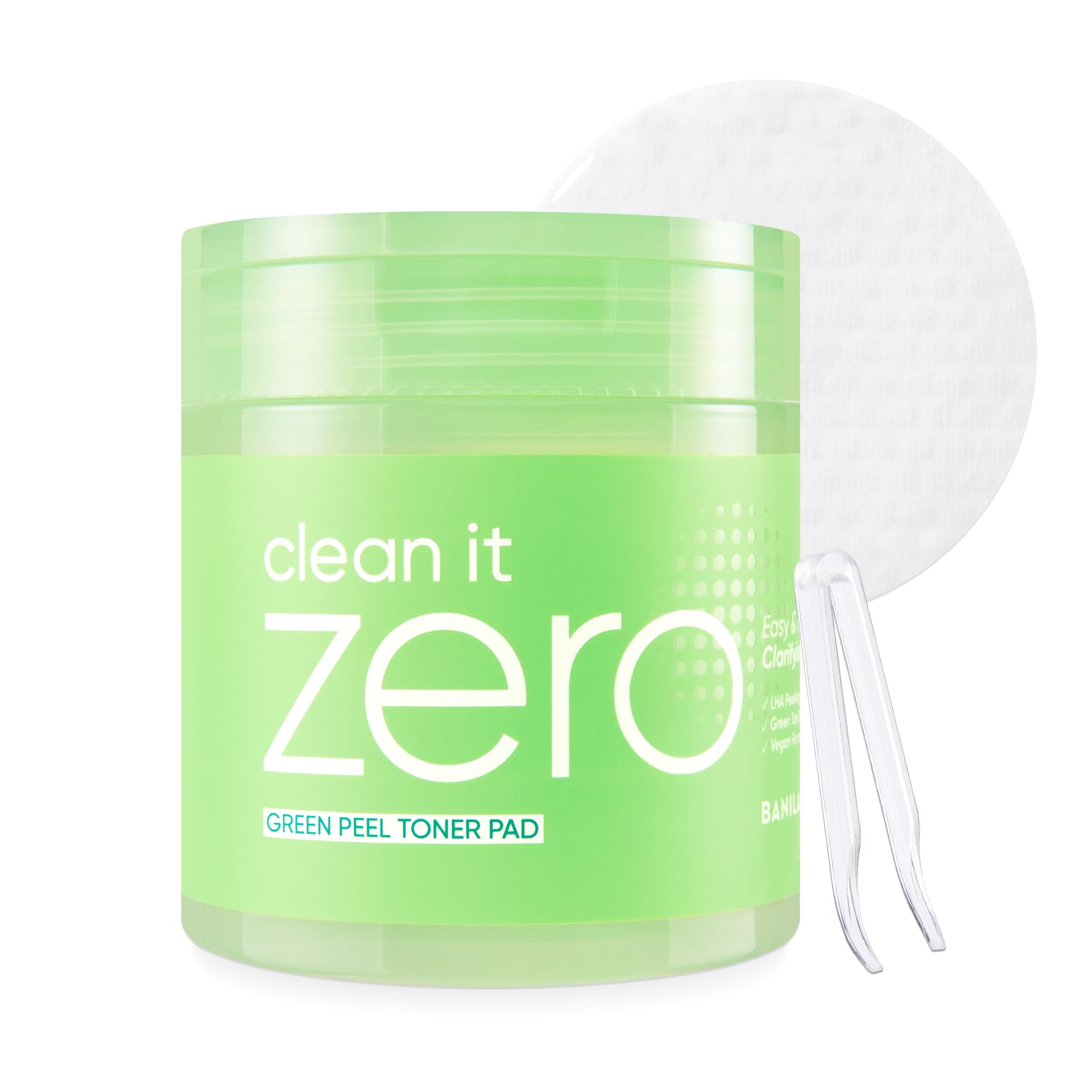 [R]BANILA CO Clean It Zero Green Peel Toner Pad