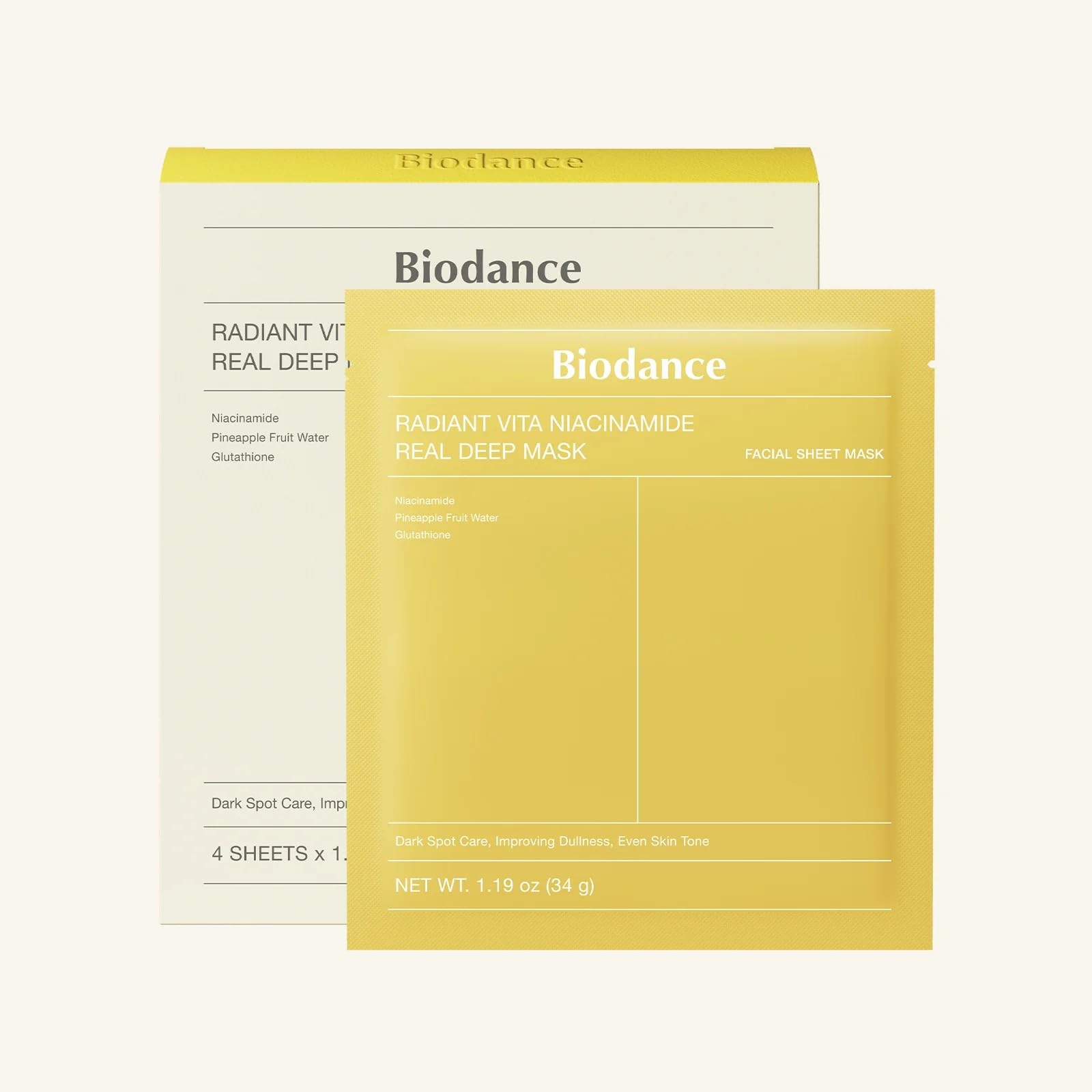  [Biodance] Radiant Vita Niacinamide Real Deep Mask