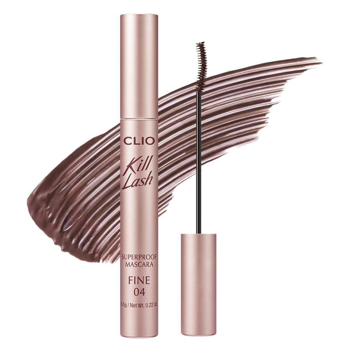 CLIO KILL LASH SUPERPROOF MASCARA FINE 04 ROSY GREIGE