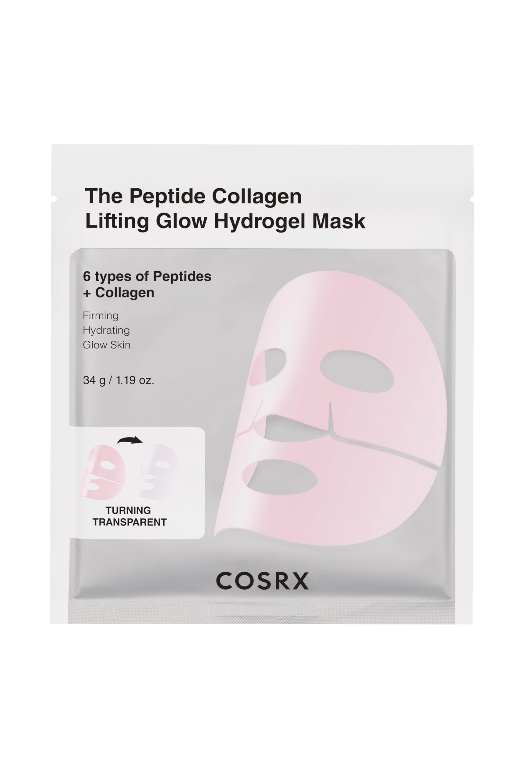 COSRX The Peptide Collagen Glow Hydrogel Mask_1ea