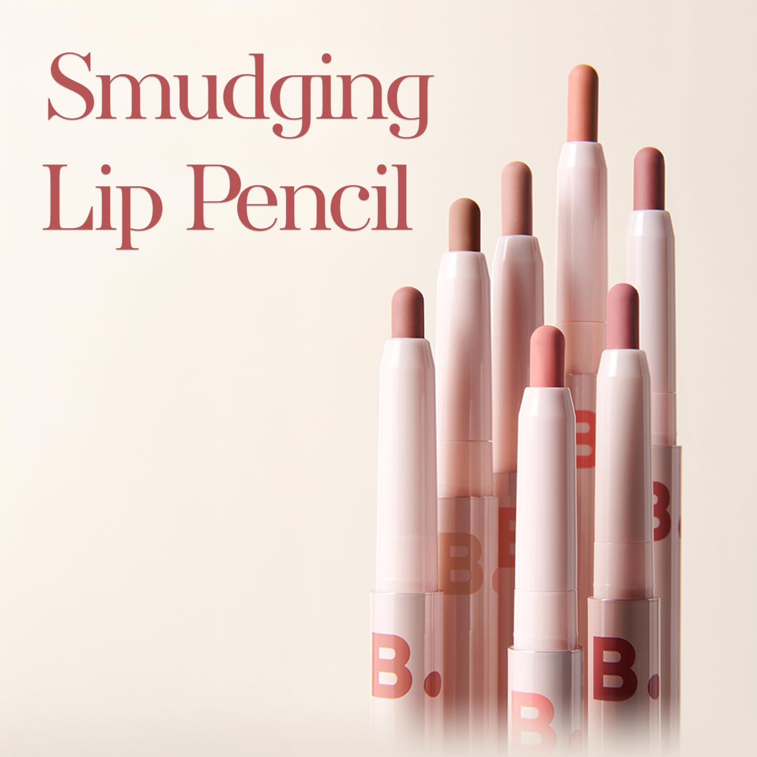 B. by BANILA Smudging Lip Pencil-CR01 Coral Chou-0.8G