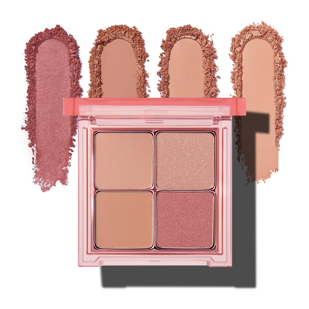 B.by BANILA Mood On Eye Palette 02 Mellow Coral-7G