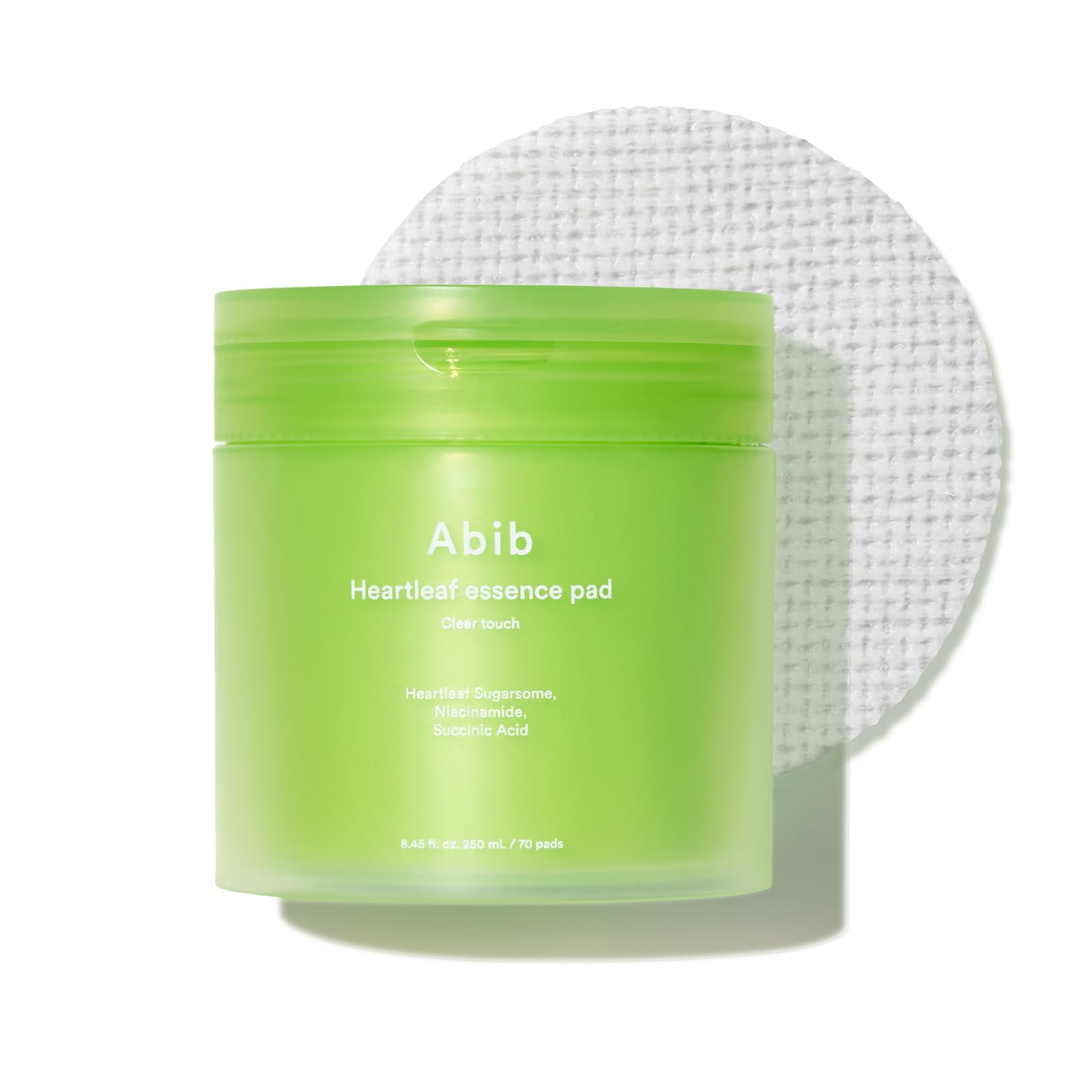 Abib Heartleaf essence pad 
clear touch