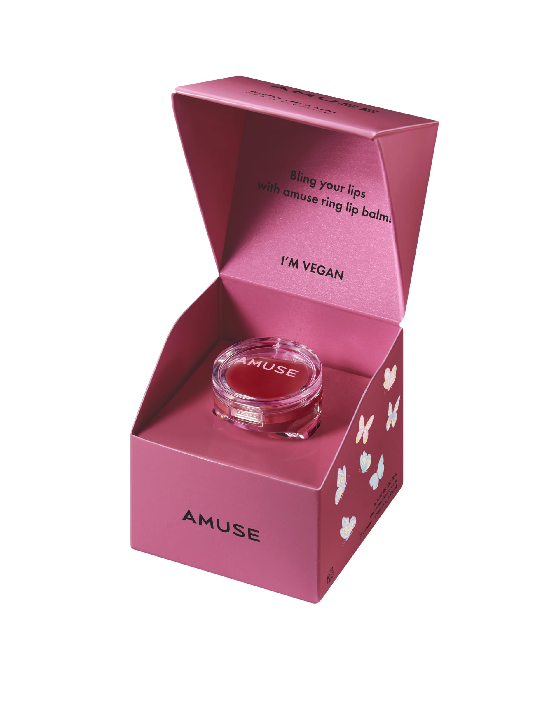 AMUSE RING LIP BALM 05 BUTTERFLY RING