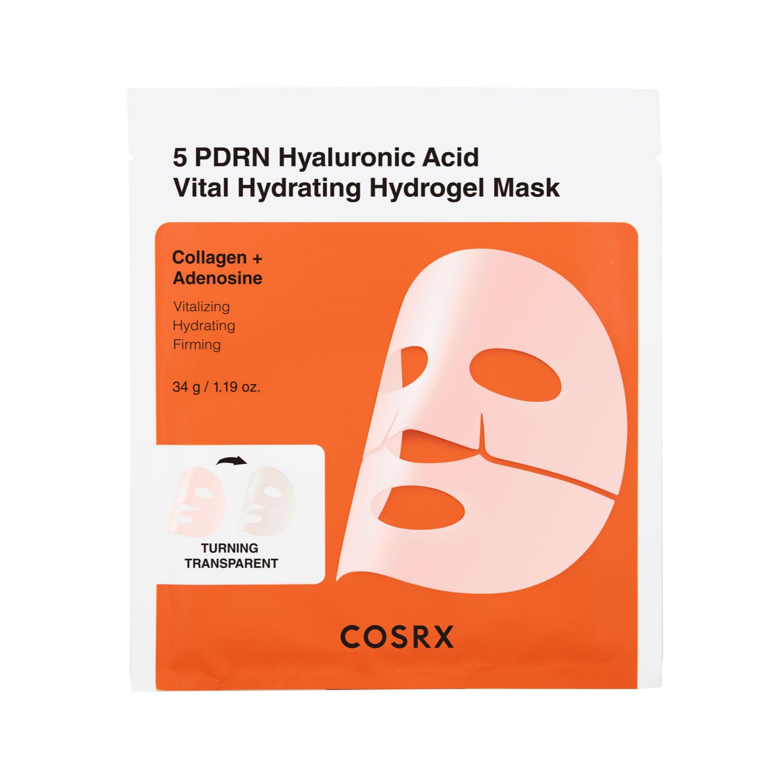 COSRX 5 PDRN Hyaluronic Vital Hydrogel Mask_1ea