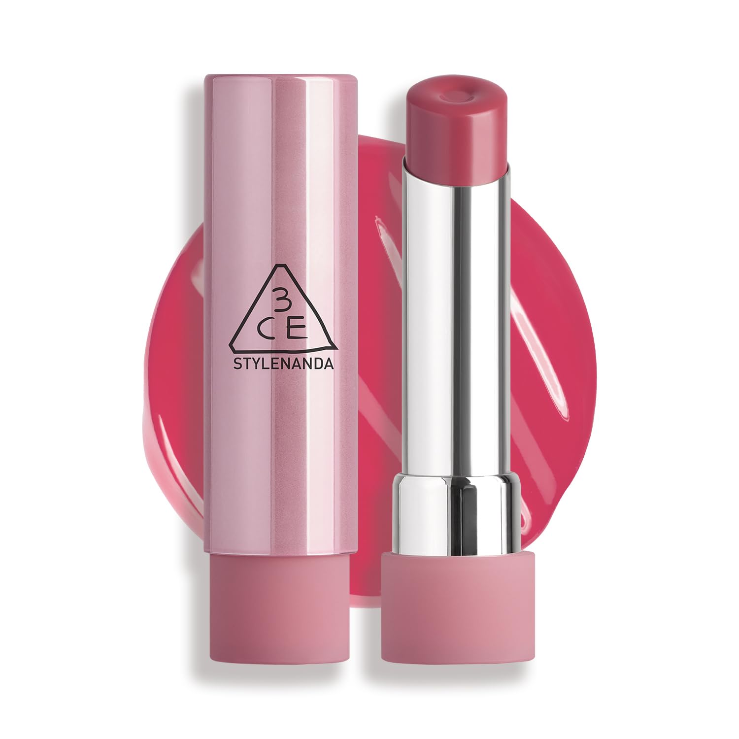 3CE Glazy Lip Glow -35 Pink Tube -L