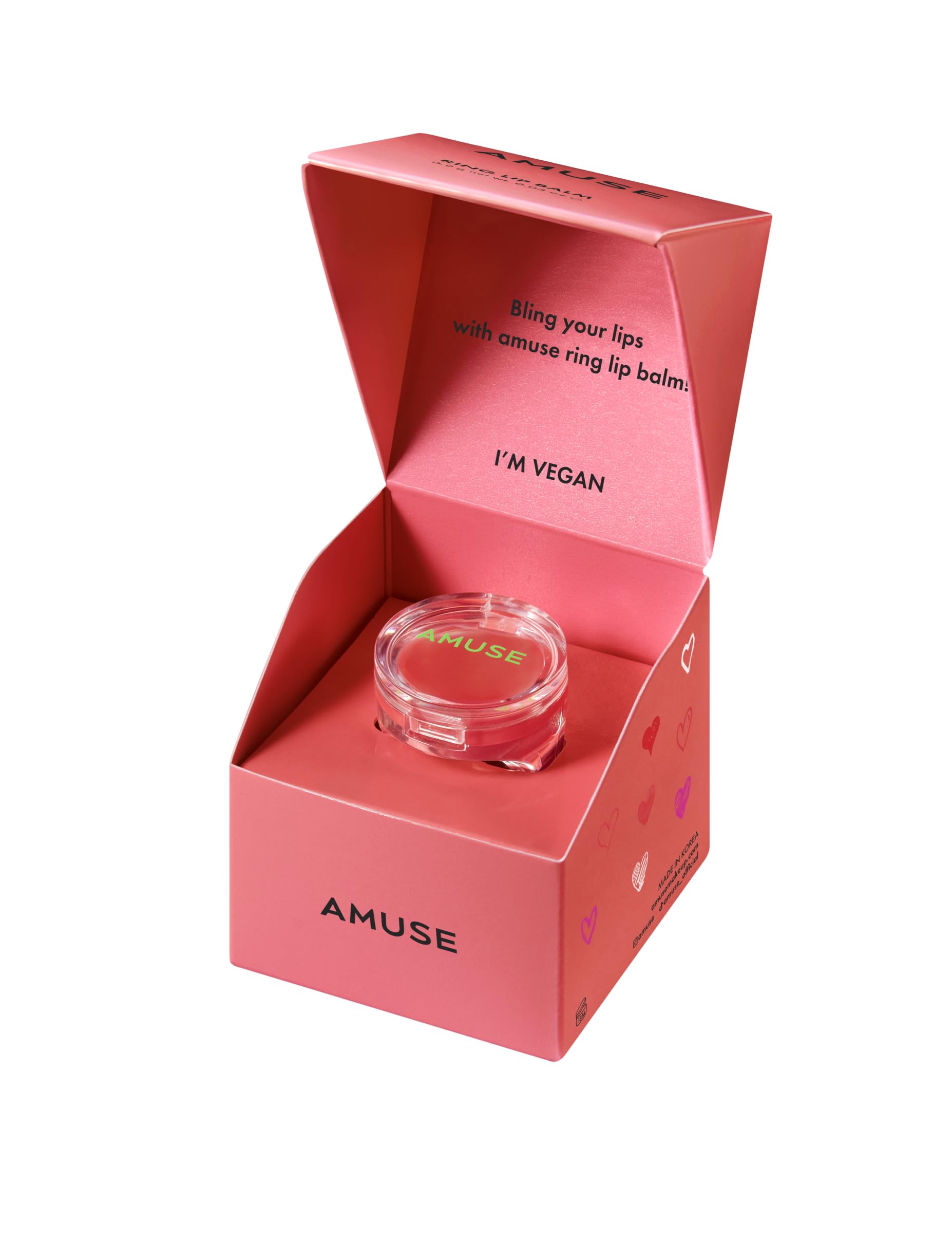 AMUSE RING LIP BALM 04 I LOVE U RING