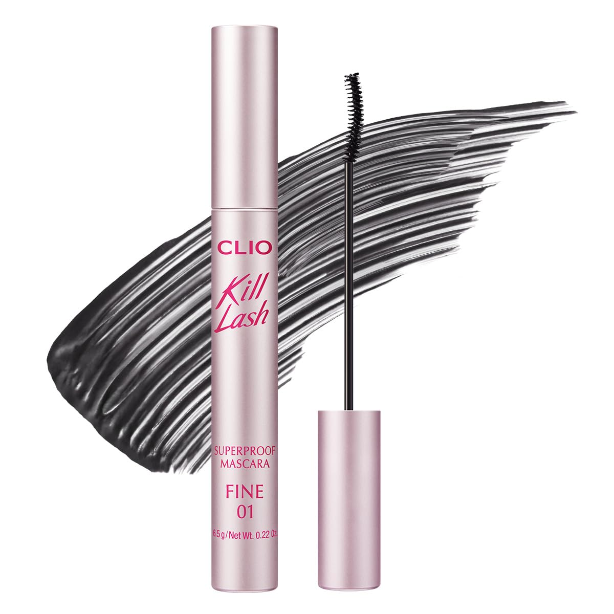 CLIO KILL LASH SUPERPROOF MASCARA FINE 01 VANILLA BLACK