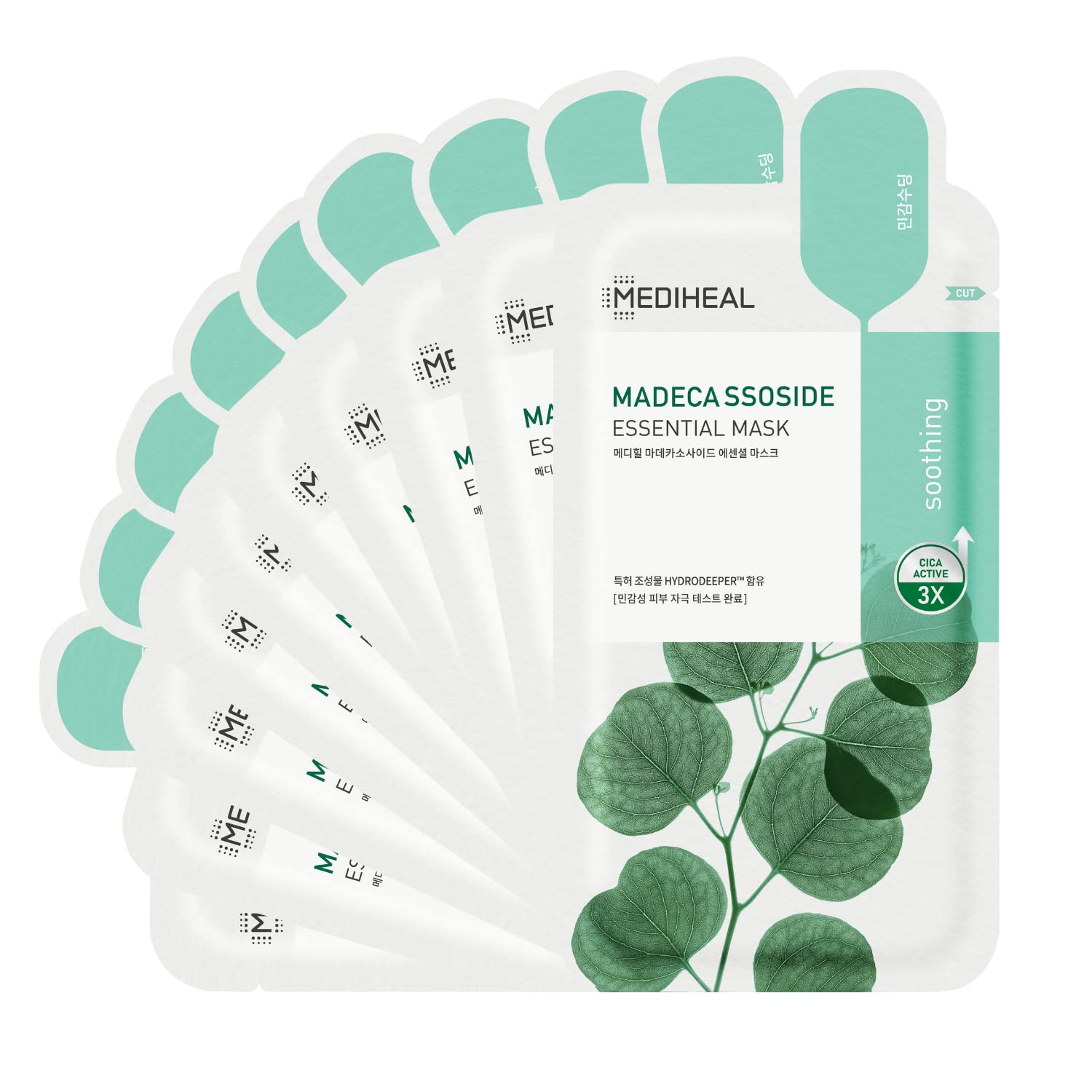 MEDIHEAL Madecassoside Essential Mask (Ver.2) ×10