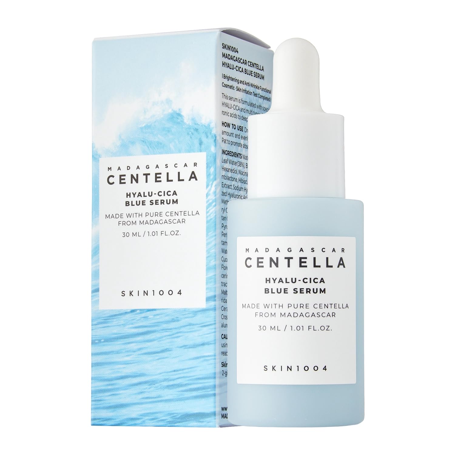 SKIN1004 Madagascar Centella Hyalu-Cica Blue Serum 30ml