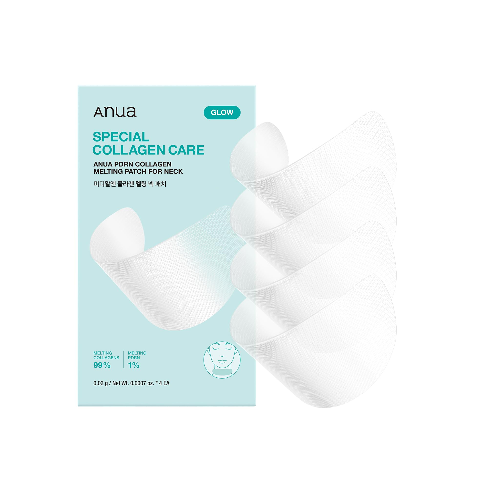 ANUA PDRN COLLAGEN MELTING PATCH FOR NECK (4EA)