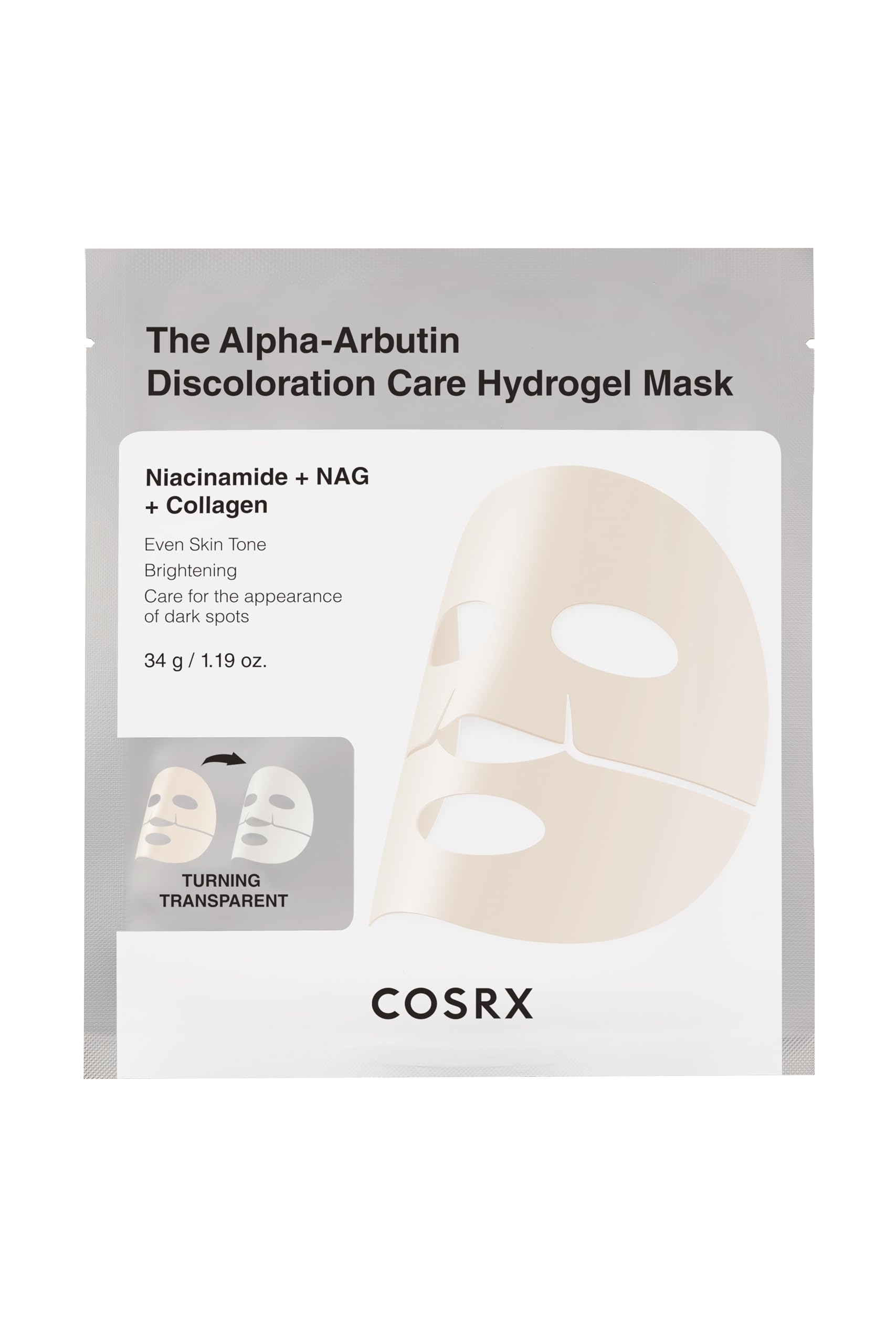 COSRX The Arbutin Discoloration Hydrogel Mask_1ea
