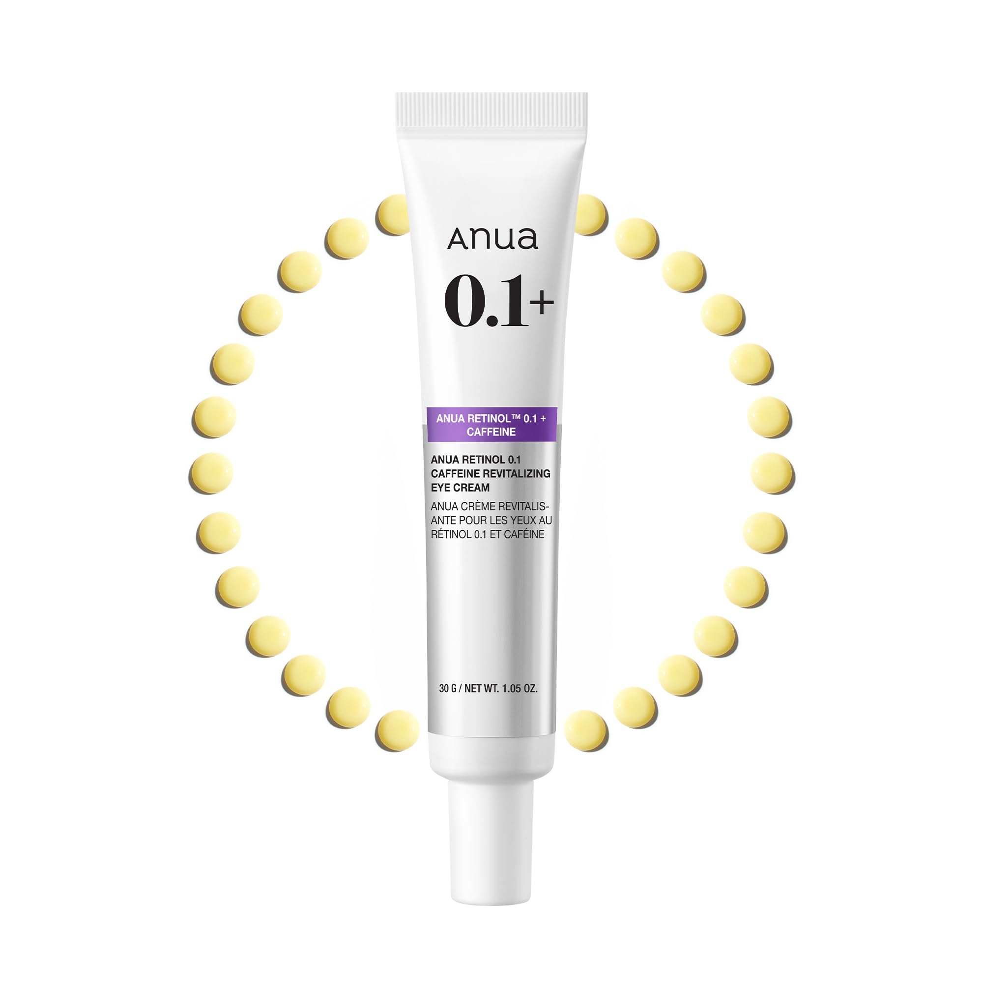 ANUA RETINOL 0.1 CAFFEINE REVITALIZING EYE CREAM