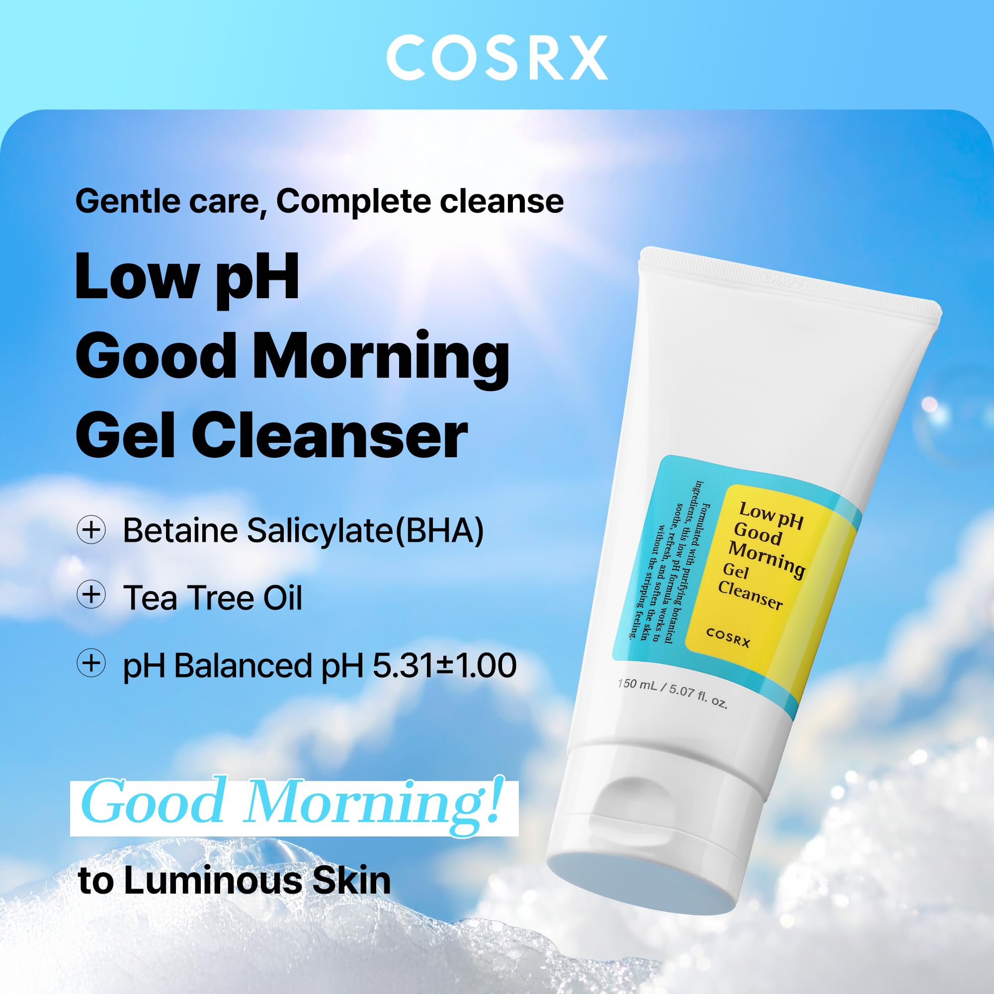 Low pH Good Morning Gel Cleanser_150ml_Global Ver.