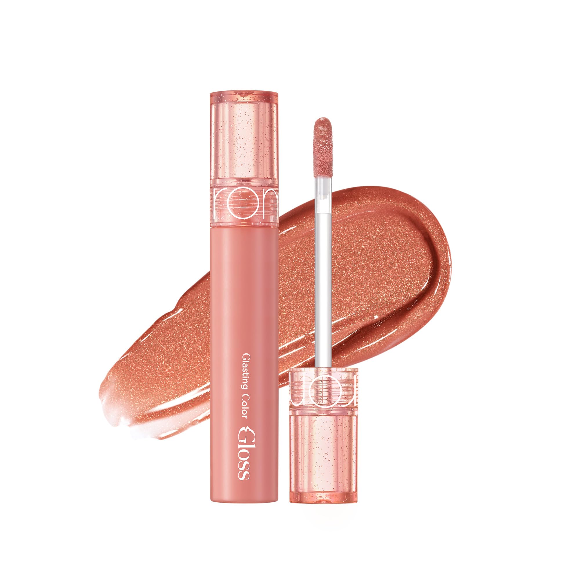 rom&nd GLASTING COLOR GLOSS S01 PEACH SPARKLE