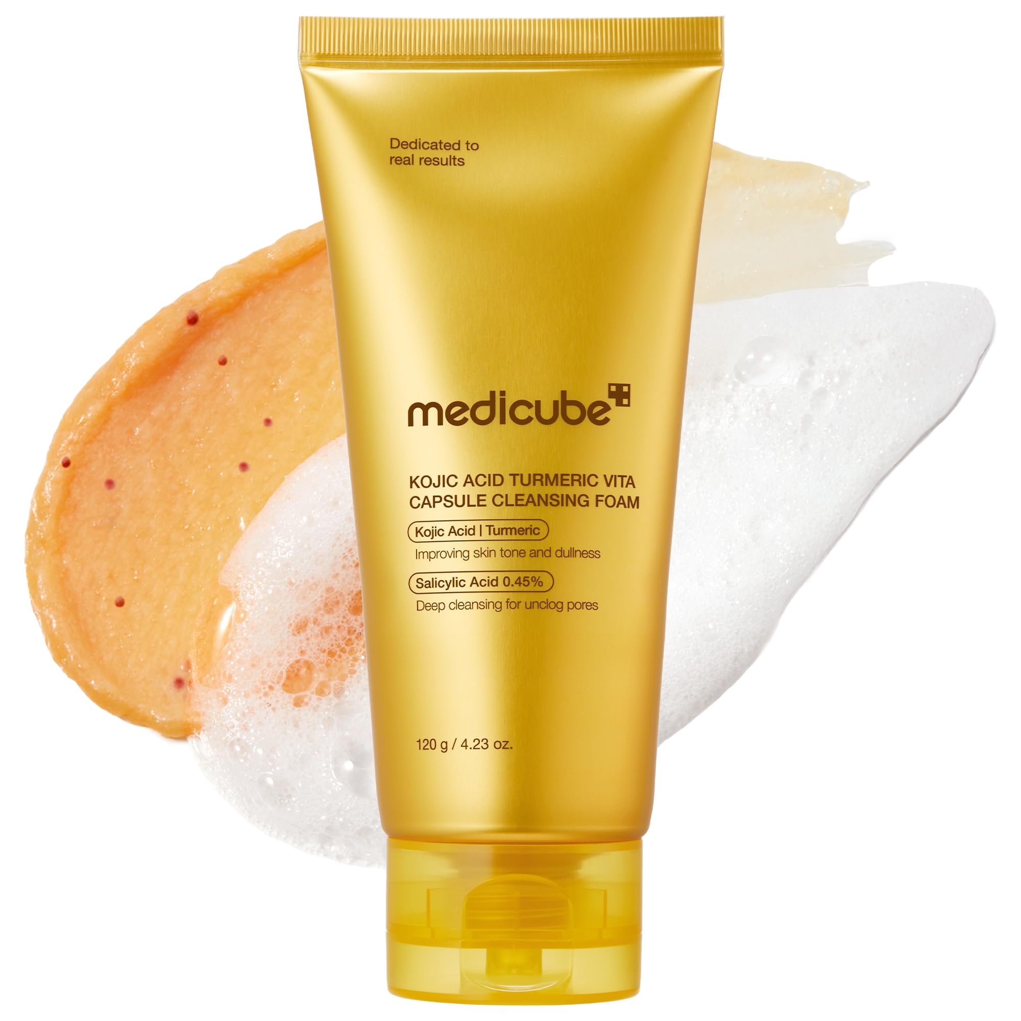 KOJIC ACID TURMERIC VITA CAPSULE CLEANSING FOAM 120g