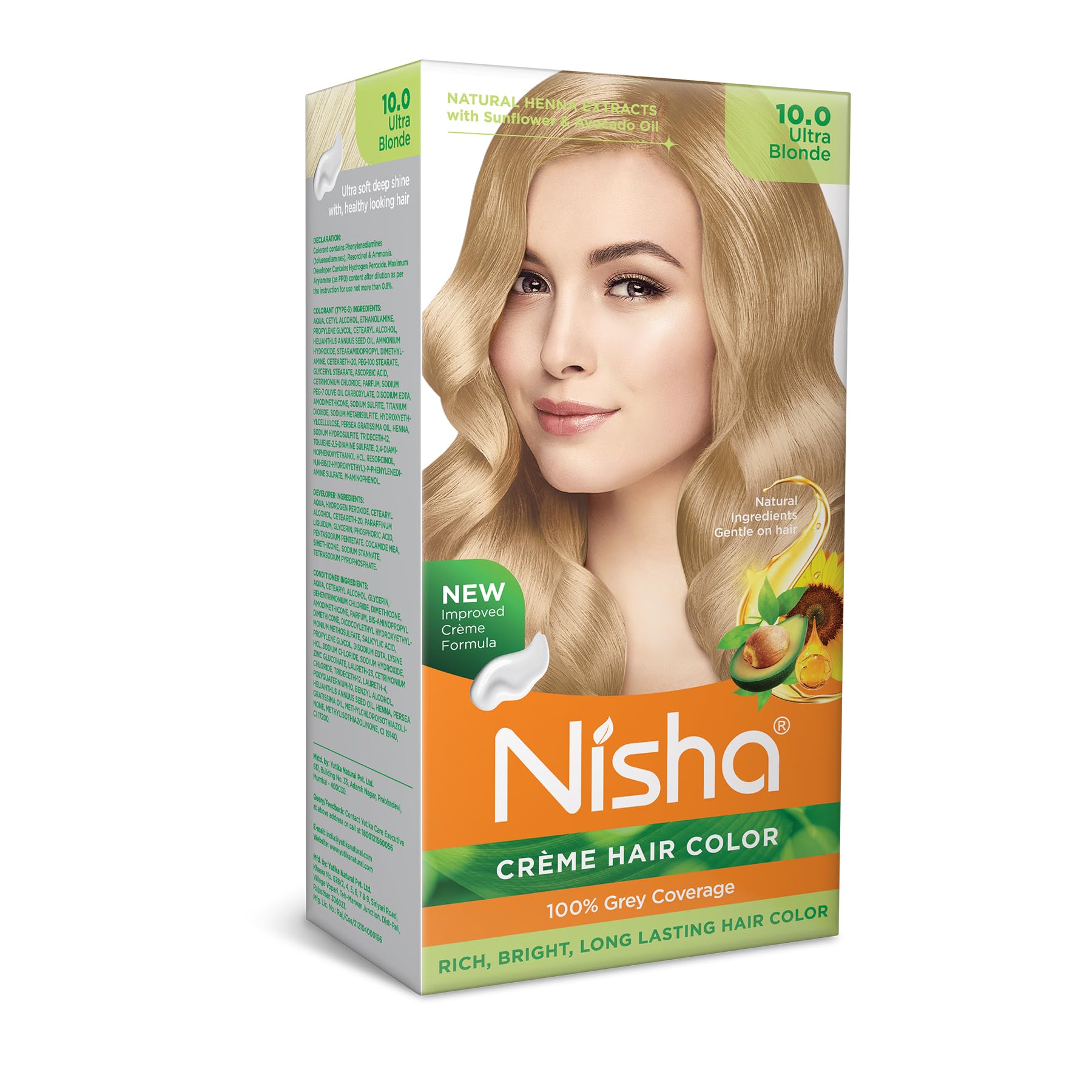 Nisha Henna Based Color Dye brown