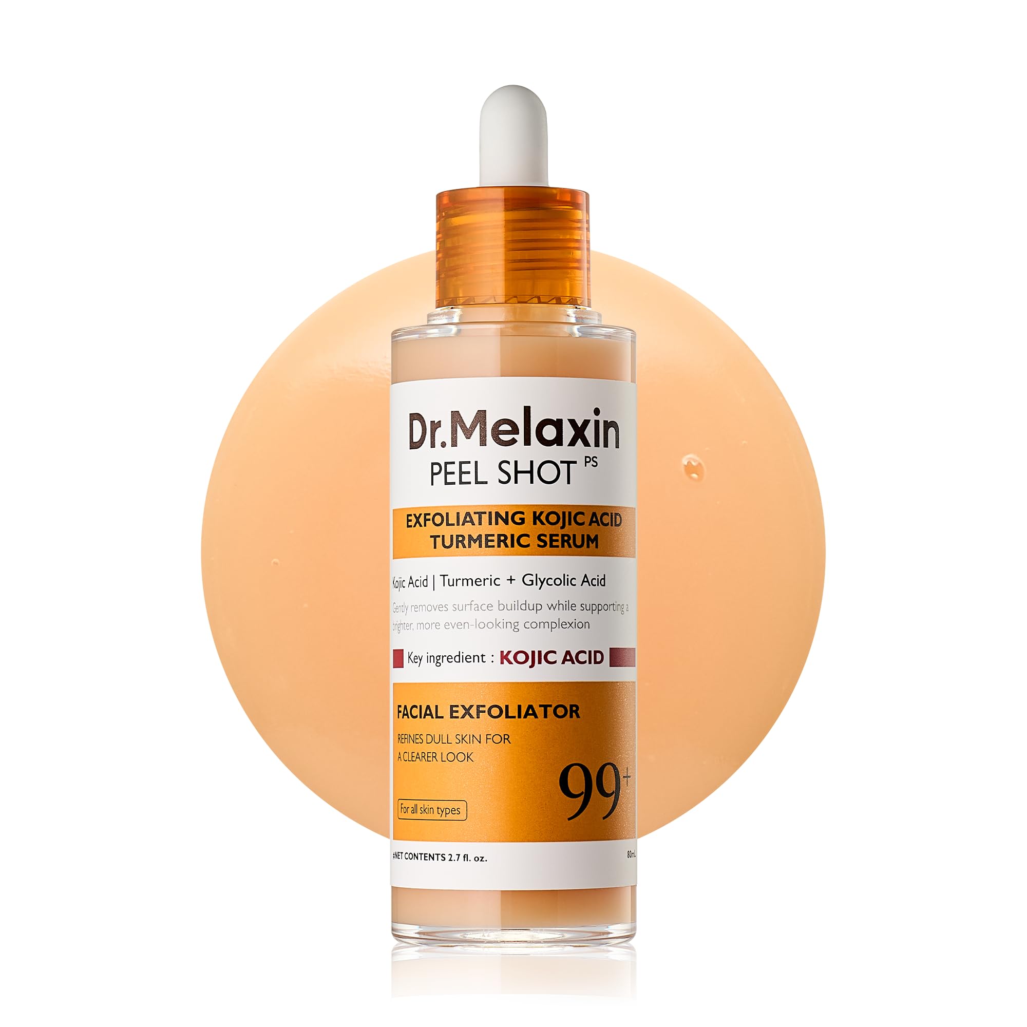 Dr.Melaxin PEEL SHOT EXFOLIATING KOJIC ACID TURMERIC SERUM 80ml