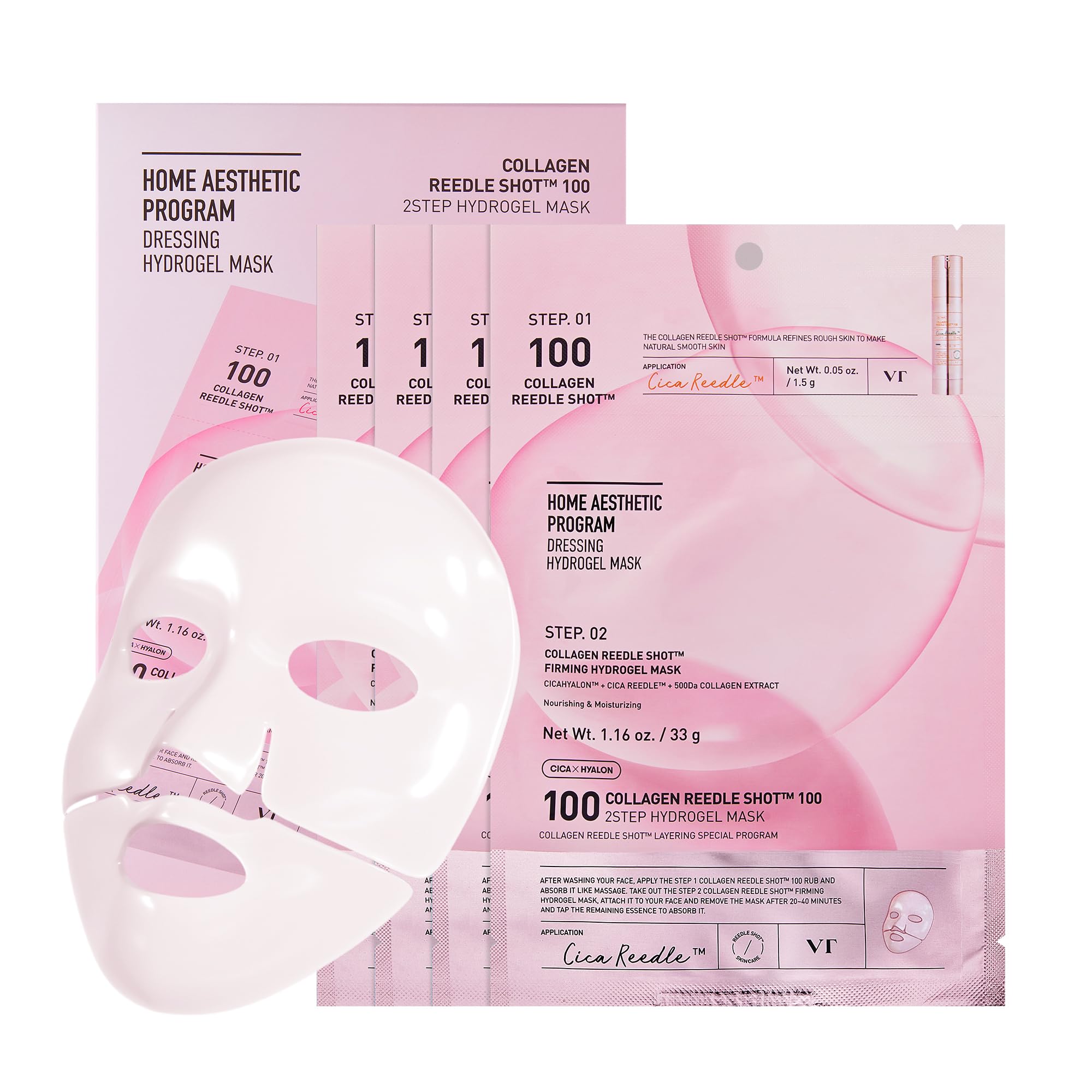 VT COLLAGEN REEDLE SHOT 100 2STEP MASK_4ea