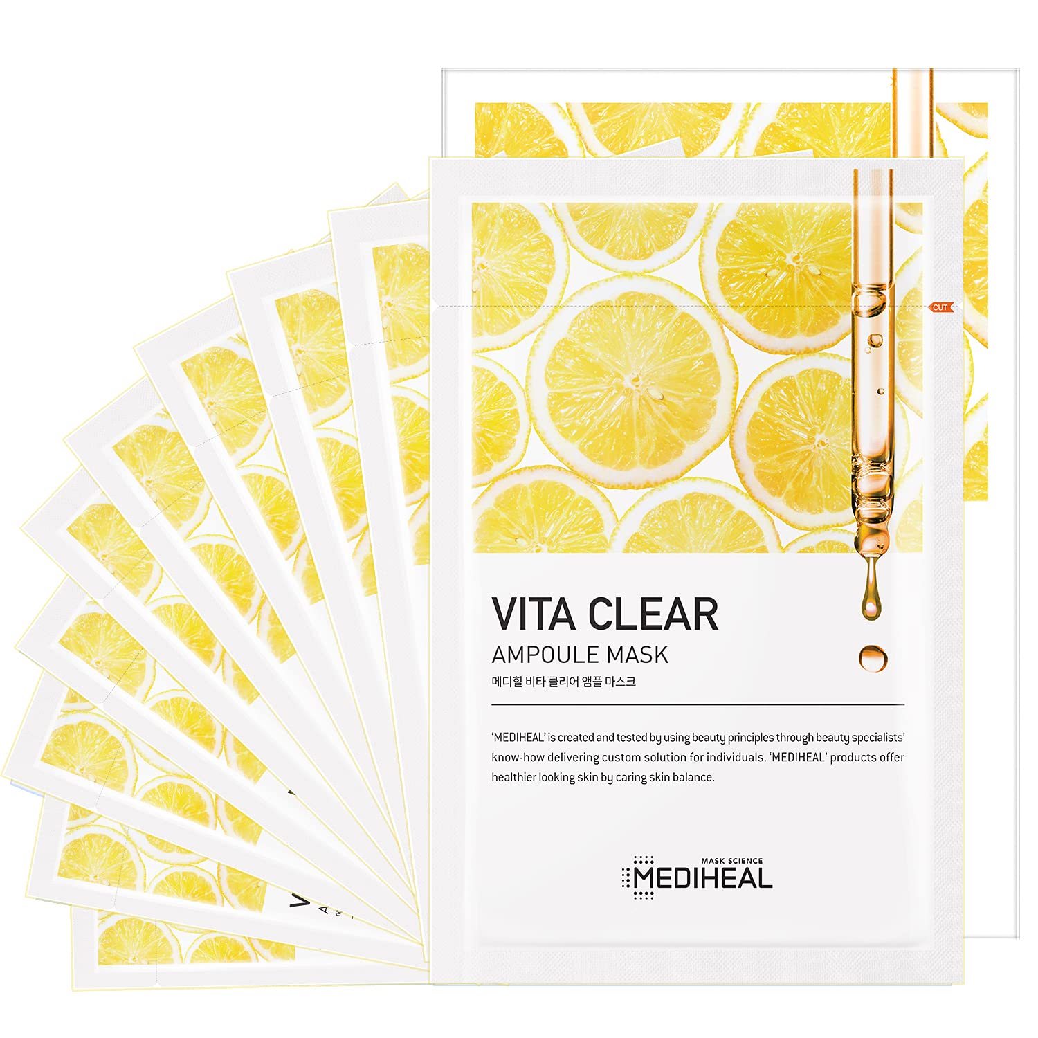 MEDIHEAL Vita Clear Ampoule Mask ×10