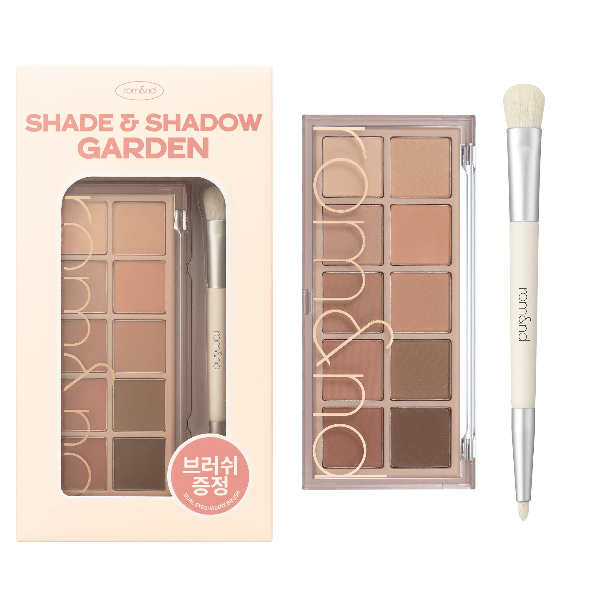 rom&nd Better Than Palette Brush Special Set 05 Shade & Shadow Garden