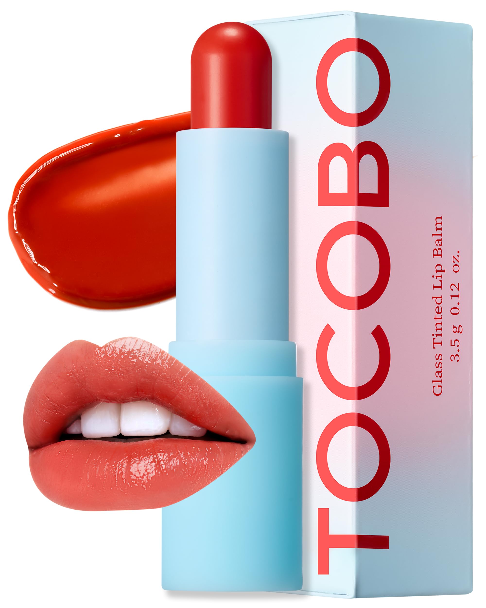 GLASS TINTED LIP BALM 013 Tangerine Red 3.5g
