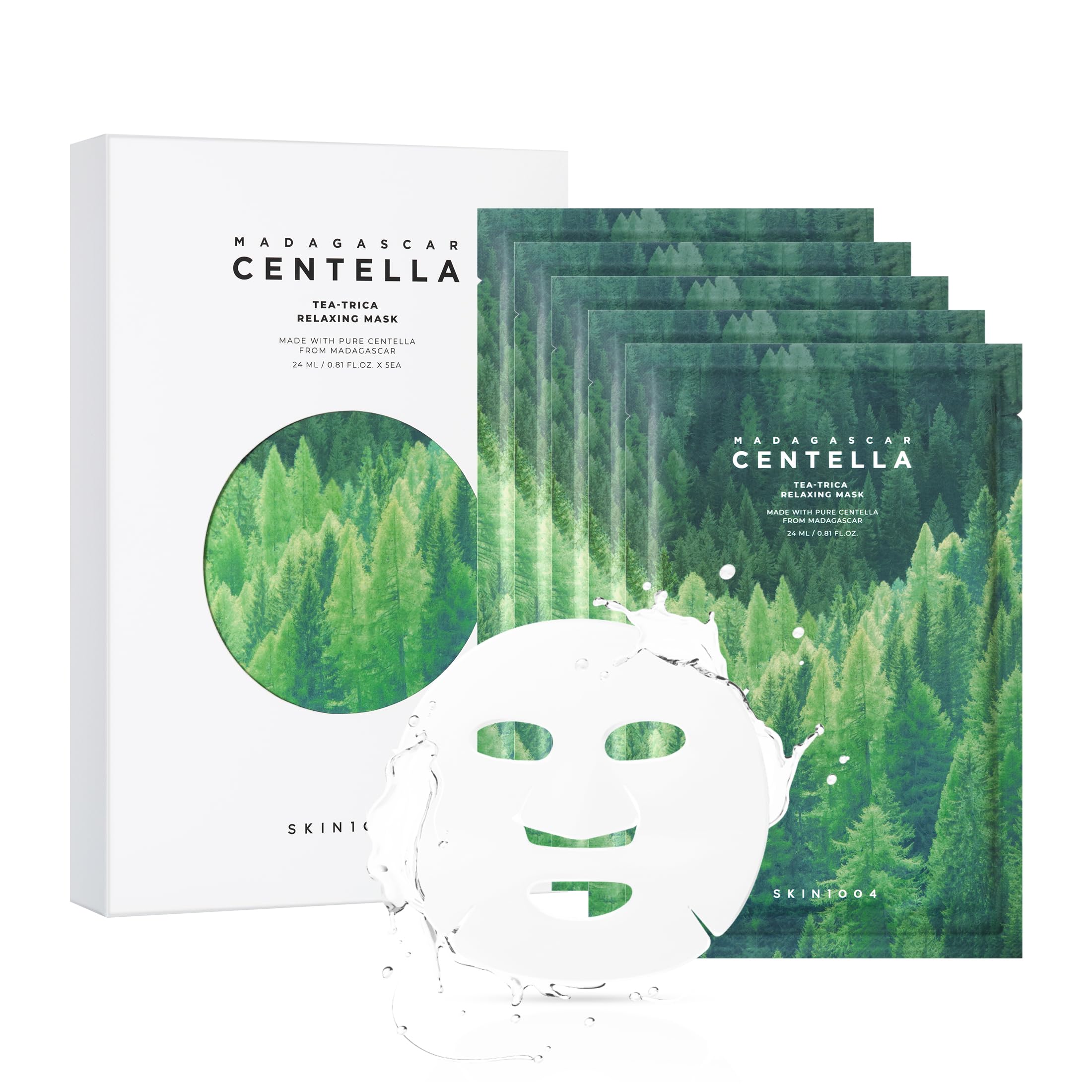 SKIN1004 Madagascar Centella Tea-Trica Relaxing Mask (5ea)