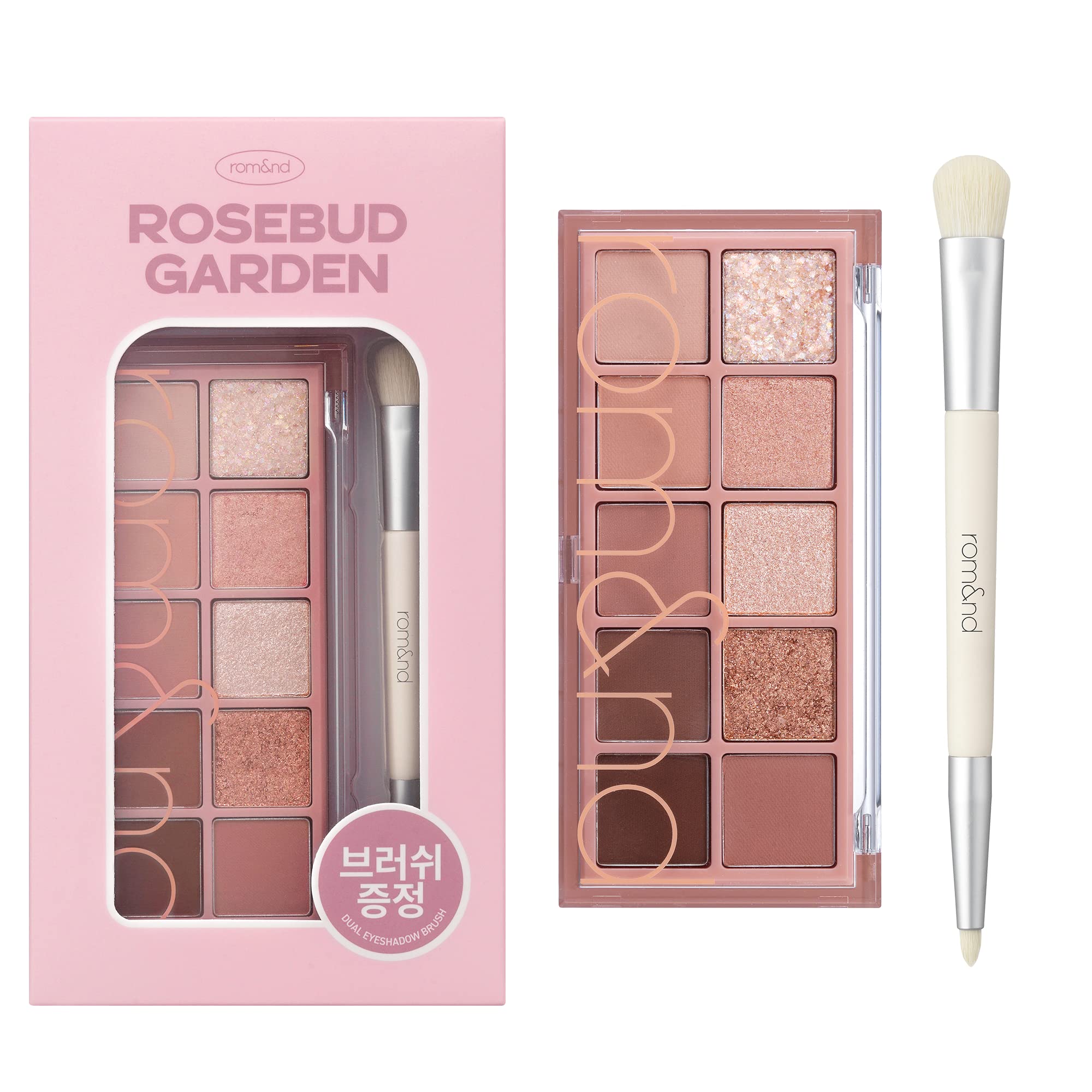 rom&nd Better Than Palette Brush Special Set 03 Rosebud Garden