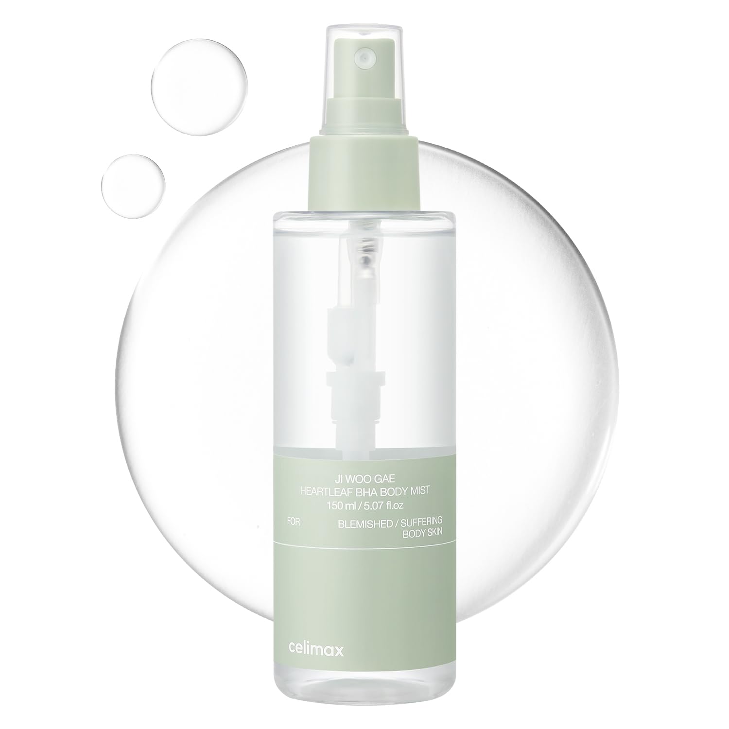 CELIMAX JI WOO GAE HEARTLEAF BHA BODY MIST 150ML