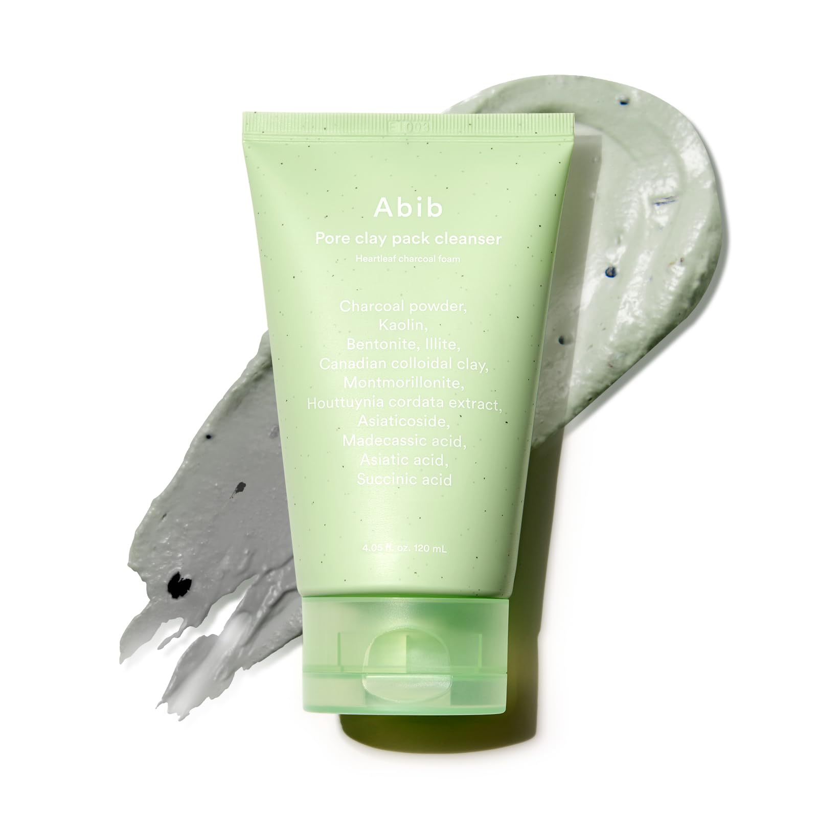 Abib Pore clay pack cleanser
Heartleaf charcoal foam