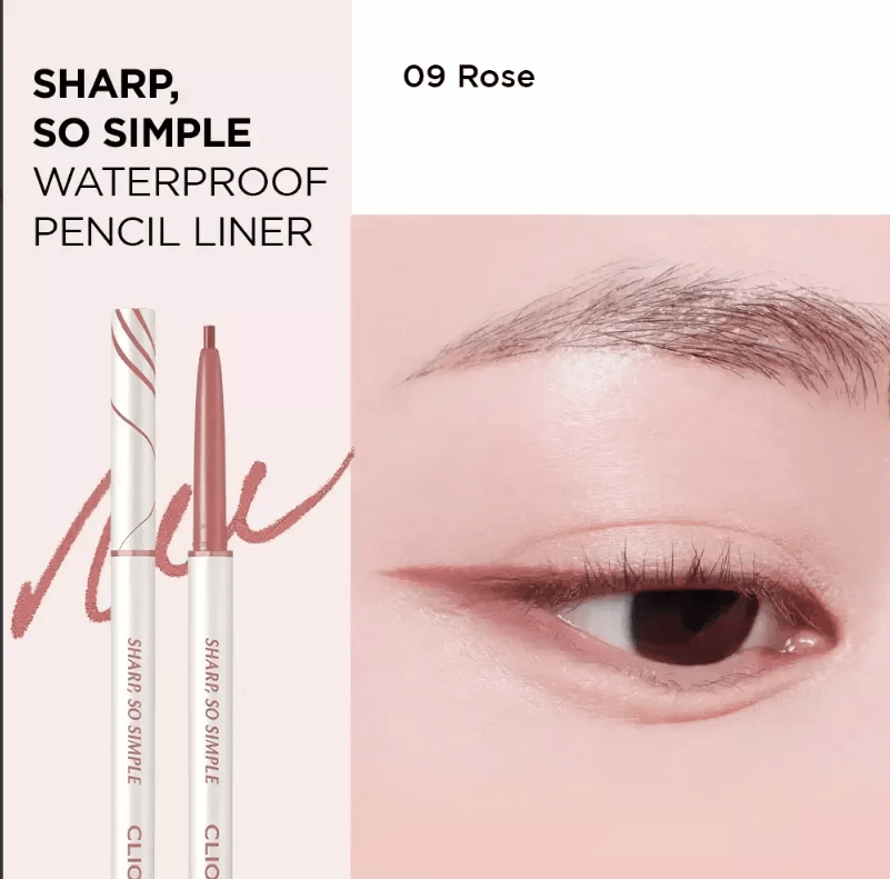 CLIO SHARP, SO SIMPLE WATERPROOF PENCIL LINER 09 ROSE