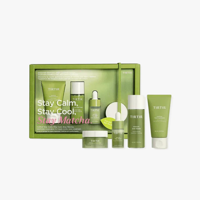 STAY CALM STAY COOL STAY MATCHA SET