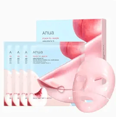 ANUA PEACH 70 NIACIN BRIGHTENING COLLAGEN MASK 38g (1EA)*4SET_EU
