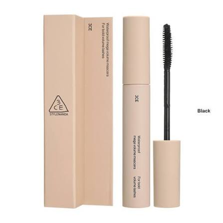3CE WATERPROOF MEGA VOLUME MASCARA #BLACK ®